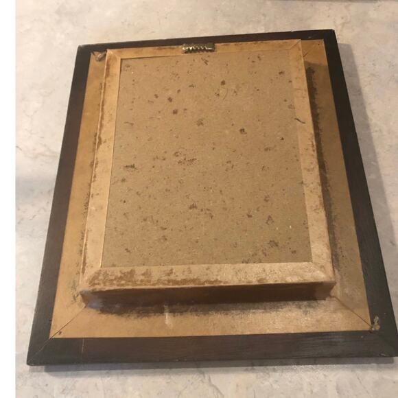 Vintage African Wood Carved Zebra Head in shadowbox frame Tribal Art 9 x 10.75” - Picture 8 of 8